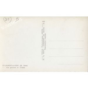 Saint Laurent du Pont- Villette- verso