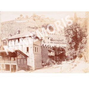 inondations de Voiron 5 juin 1897  usine Castelbon