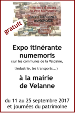 Expo itinérante numemoris Velanne