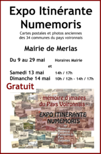 Expo itinérante numemoris Merlas