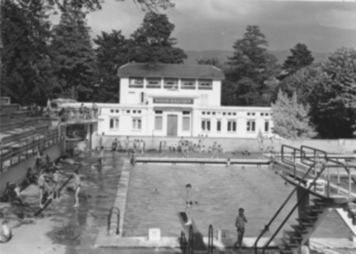la piscine de Voiron en 1954